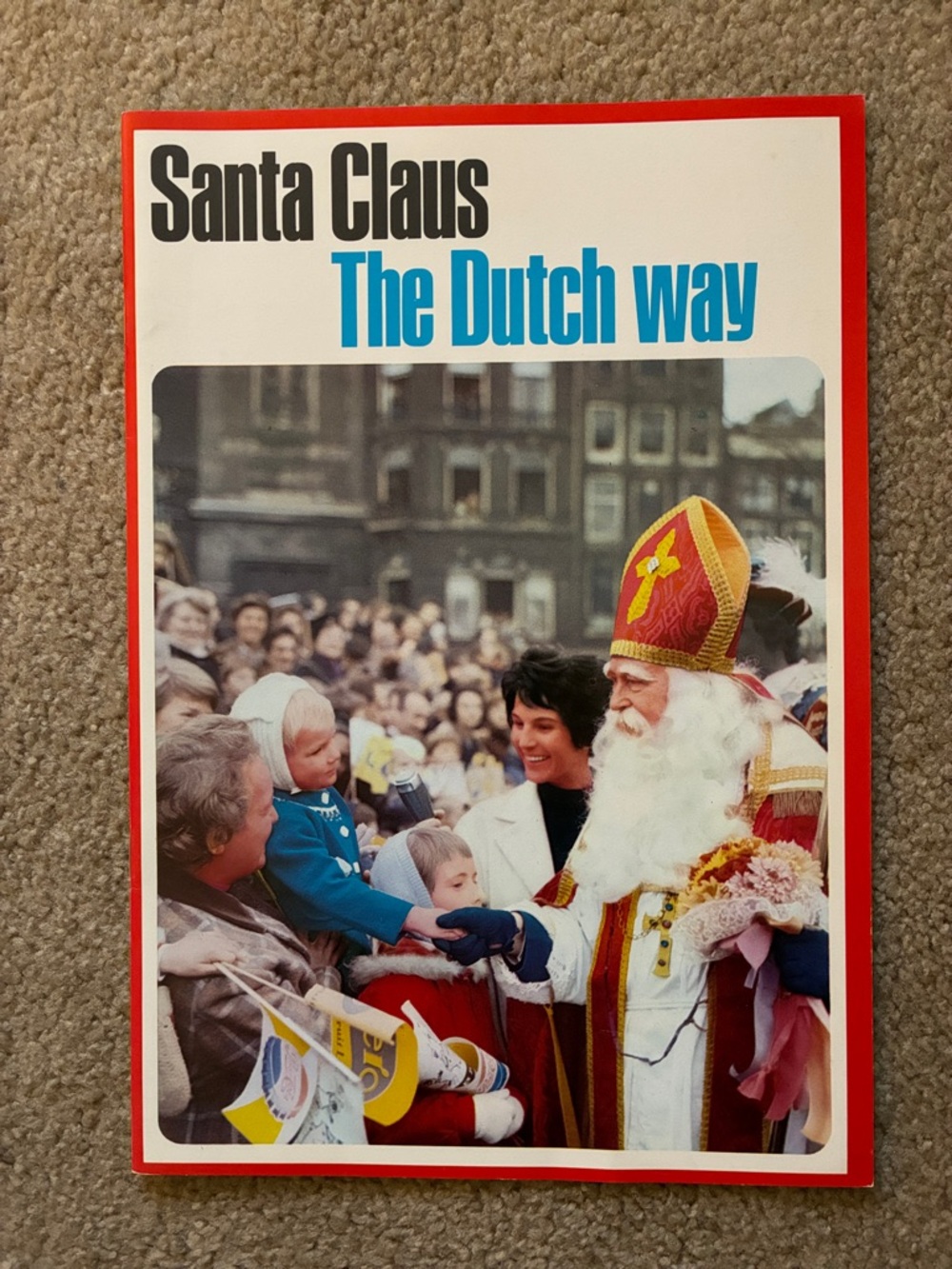 Vintage - “Santa Claus The Dutch Way” Illustrated Booklet